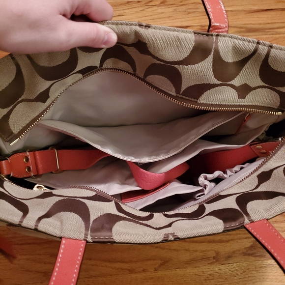 Coach diaper bag/ large tote bag - Picture 7 of 8
